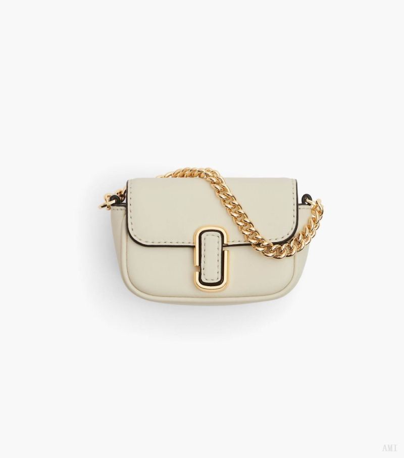 Marc Jacobs |Le Charm de Sac Nano J Marc - Blanc Nuage |France Outlet