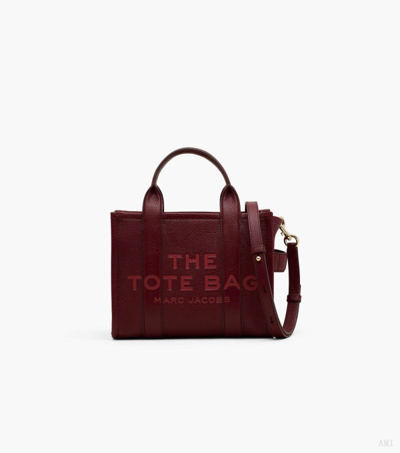 Marc Jacobs |Le Petit Sac Cabas en Cuir - Cerise |France Outlet