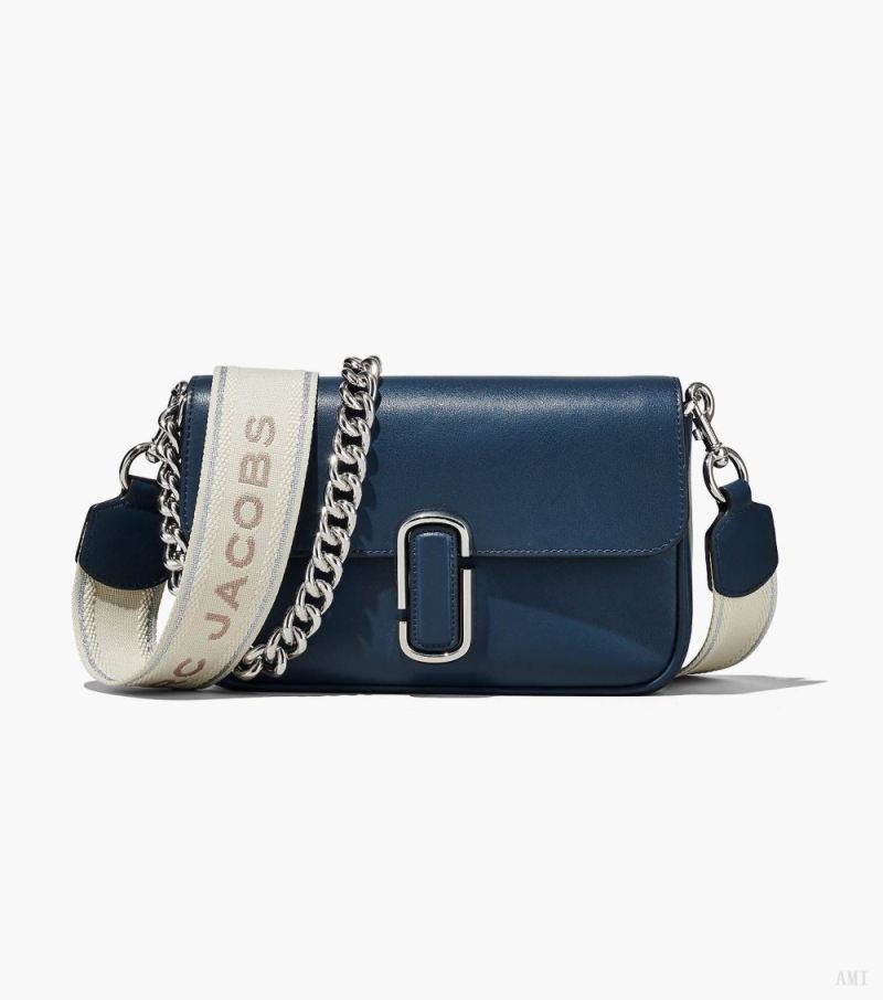 Marc Jacobs |Le sac bandoulière souple J Marc - Blue Sea |France Outlet