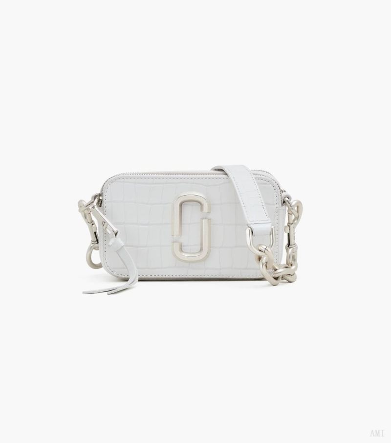 Marc Jacobs |Le sac à bandoulière en relief crocodile Snapshot - Coton |France Outlet