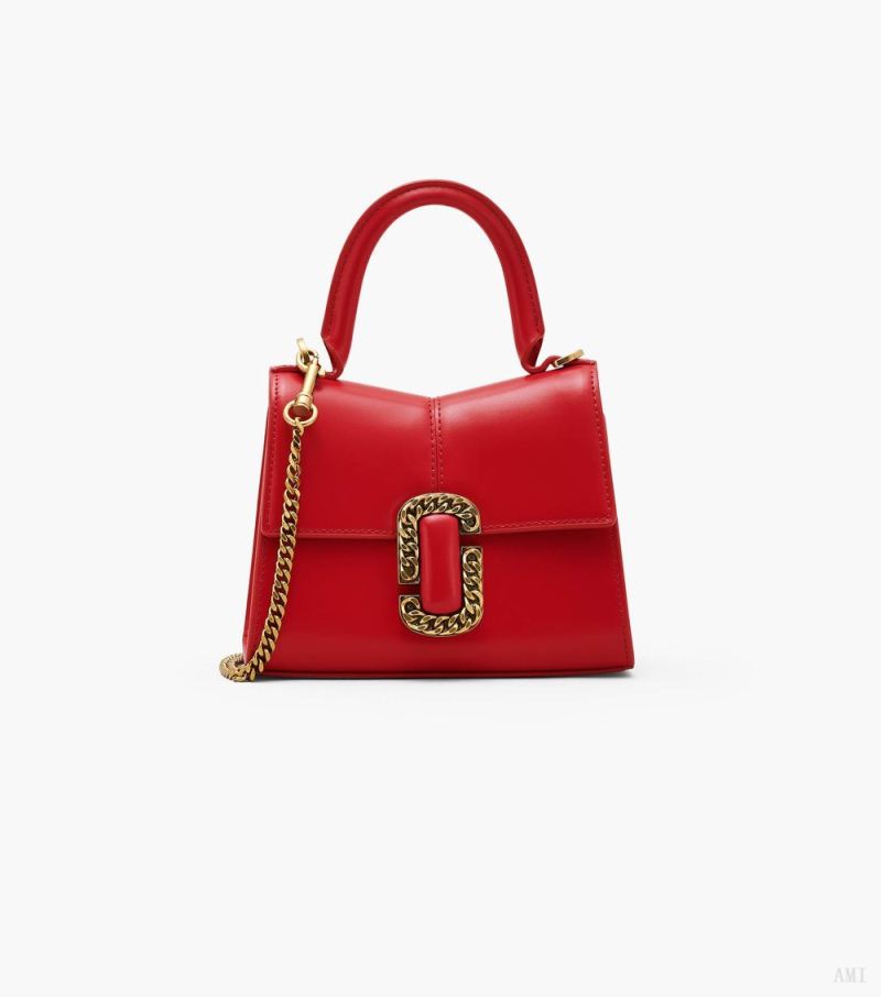 Marc Jacobs |Le Mini Top Handle St. Marc - True Red |France Outlet