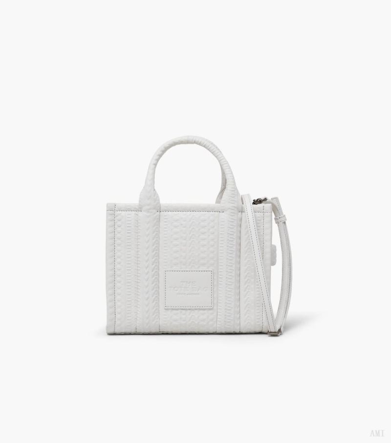 Marc Jacobs |Le Petit Sac Cabas Monogrammé Estampé - Blanc |France Outlet