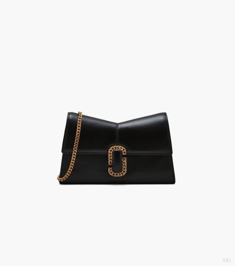 Marc Jacobs |Le portefeuille à chaîne St. Marc - Noir |France Outlet