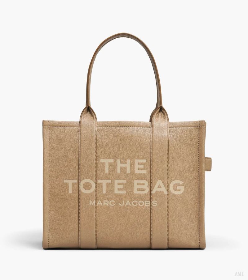 Marc Jacobs |The Leather Large Tote Bag - Camel |France Outlet