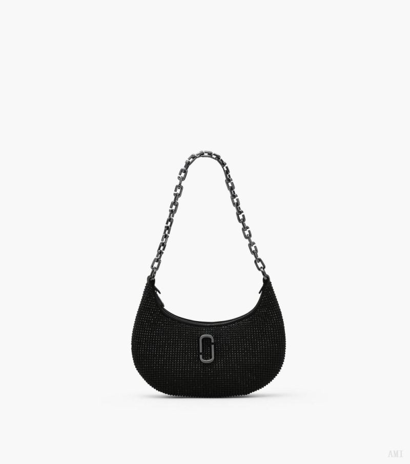 Marc Jacobs |Le Sac Courbe Strass - Noir |France Outlet