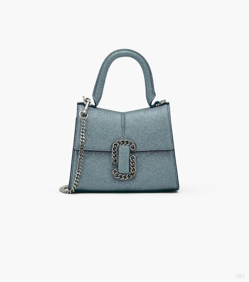 Marc Jacobs |Le Mini Sac à Main St. Marc Galactic Glitter - Argent |France Outlet