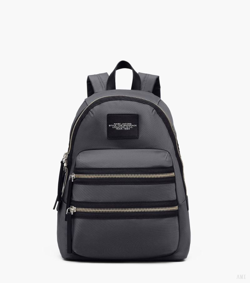 Marc Jacobs |Le grand sac à dos en nylon Biker - Dark Shadow |France Outlet