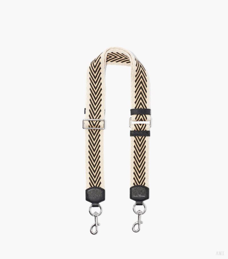 Marc Jacobs |La bandoulière en toile Arrow - Noir Multi/Nickel |France Outlet