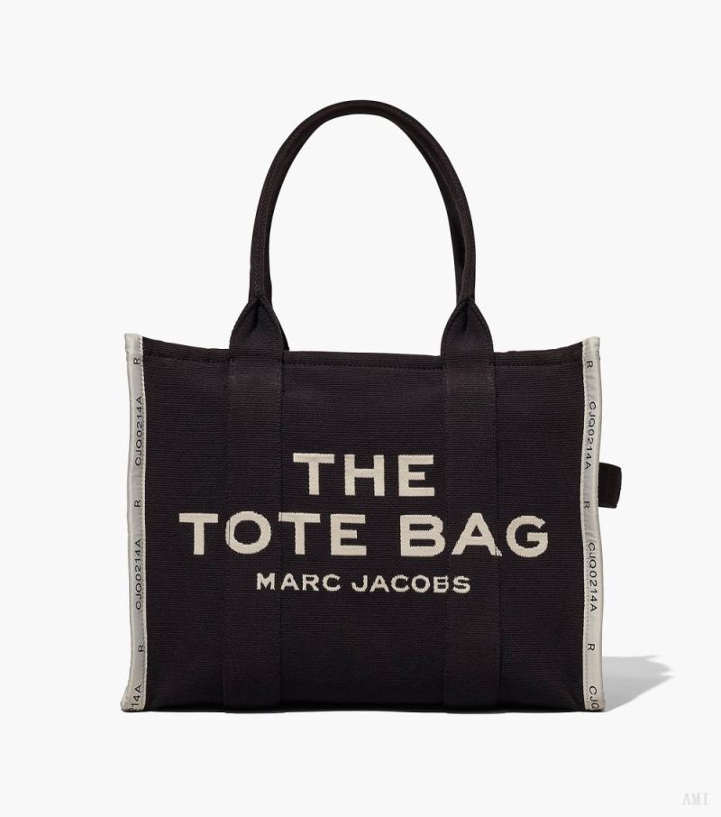 Marc Jacobs |Le grand sac fourre-tout Jacquard - Noir |France Outlet