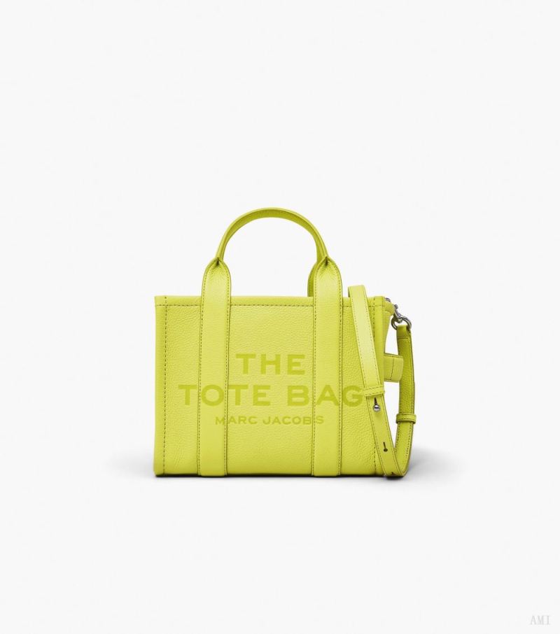 Marc Jacobs |Le petit sac fourre-tout en cuir - Limoncello |France Outlet