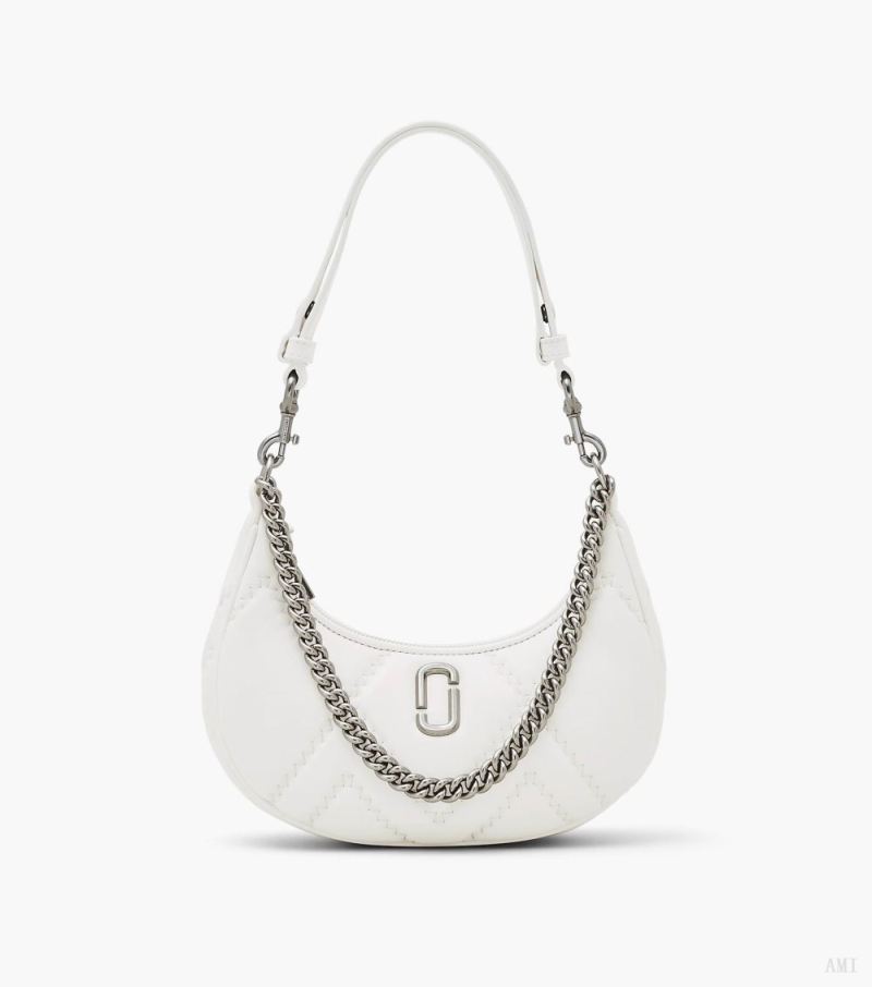 Marc Jacobs |Le sac Curve en cuir matelassé - Coton |France Outlet