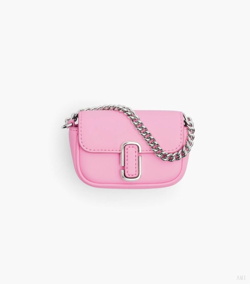 Marc Jacobs |Le porte-monnaie Nano J Marc Bag Charm - Rose bonbon fluo |France Outlet