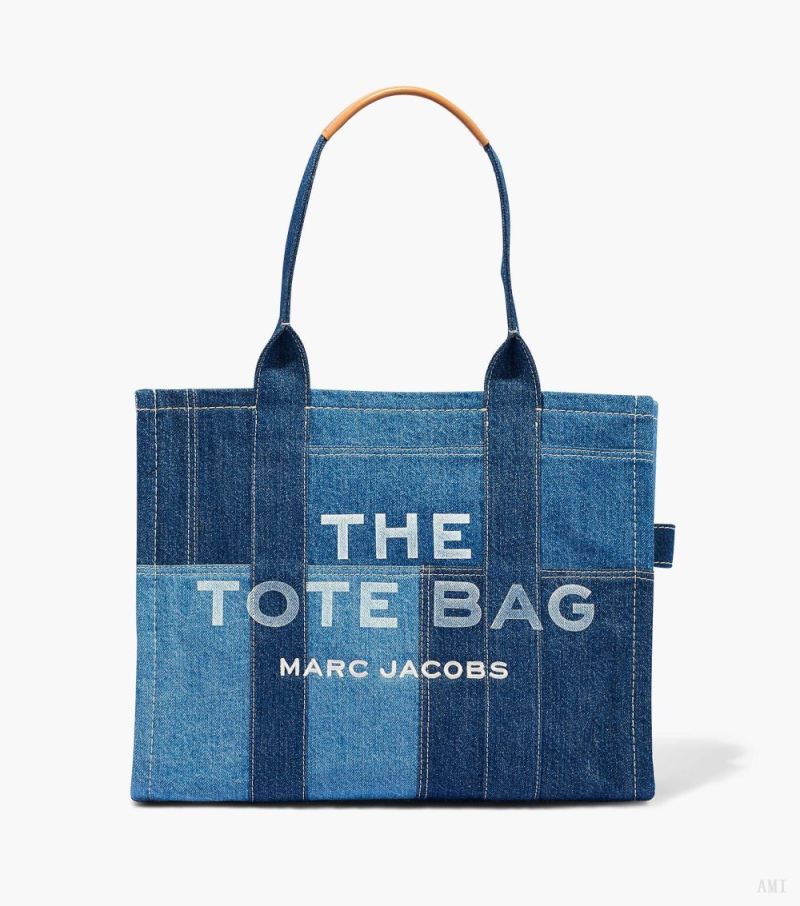 Marc Jacobs |Le sac fourre-tout en denim - Denim bleu |France Outlet