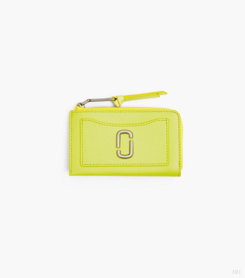 Marc Jacobs |Le portefeuille multi-zip Utility Snapshot Top - Limoncello |France Outlet