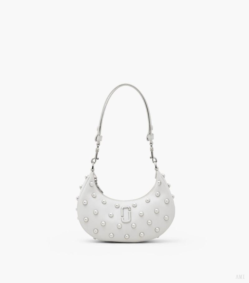 Marc Jacobs |Le petit sac courbé Pearl - Blanc |France Outlet