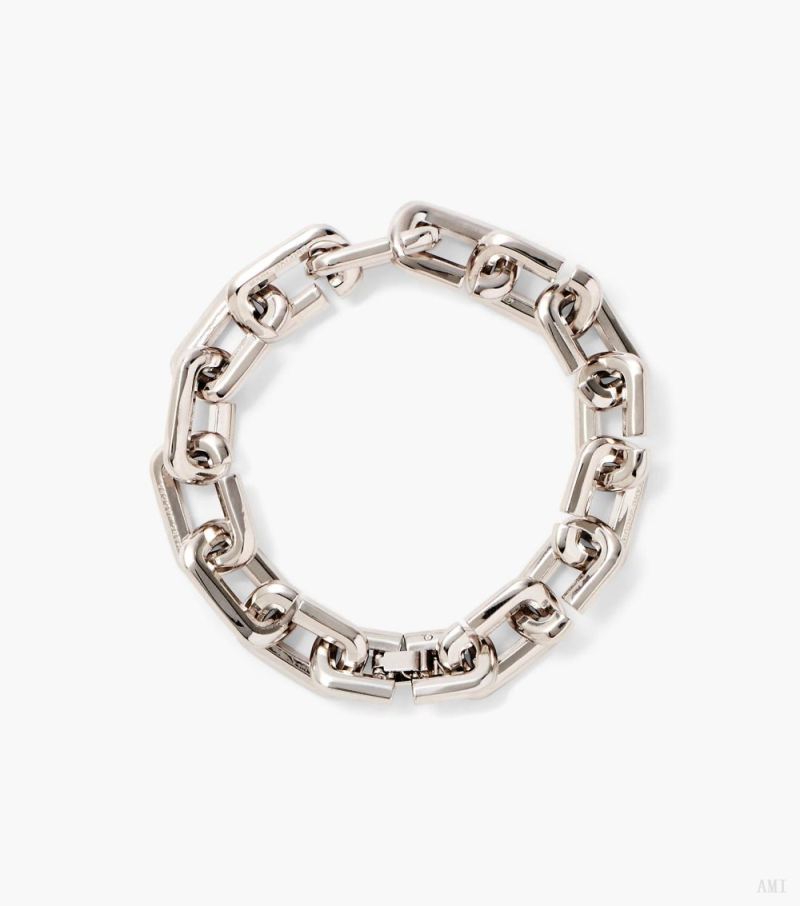 Marc Jacobs | Bracelet à maillons en chaîne J Marc - Argent | France Outlet