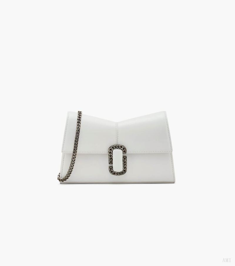 Marc Jacobs |Le Portefeuille à Chaîne St. Marc - Blanc |France Outlet