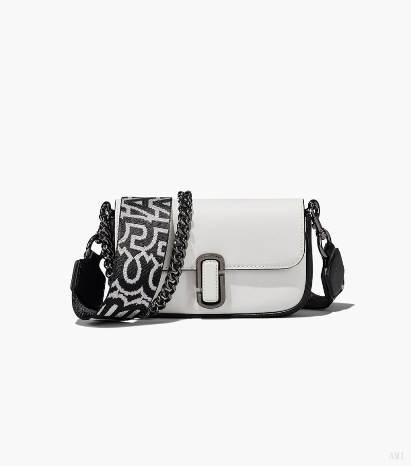 Marc Jacobs |Le mini sac J Marc bicolore - Noir/Blanc |France Outlet