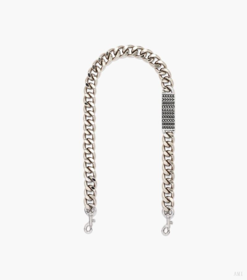 Marc Jacobs |La bandoulière chaîne Barcode - Nickel |France Outlet