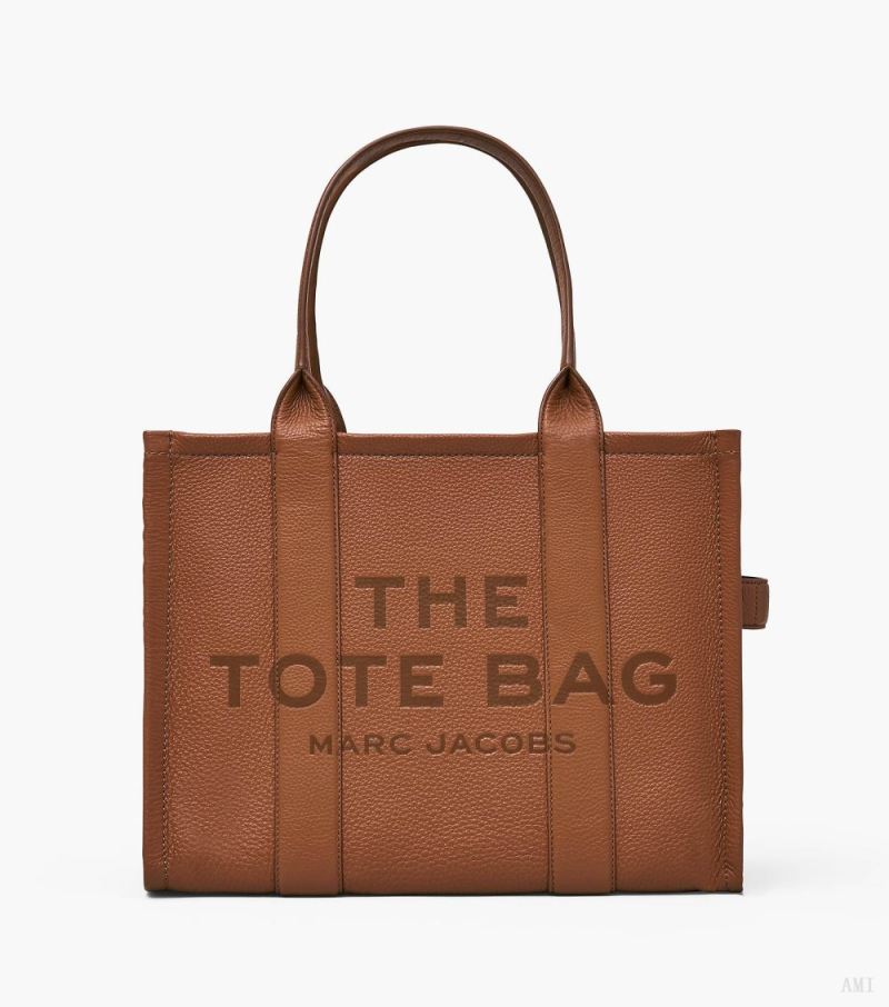 Marc Jacobs |Le grand sac fourre-tout en cuir - Huile d'argan | France Outlet