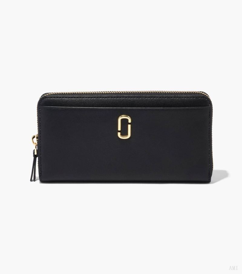 Marc Jacobs |Le portefeuille continental J Marc - Noir |France Outlet