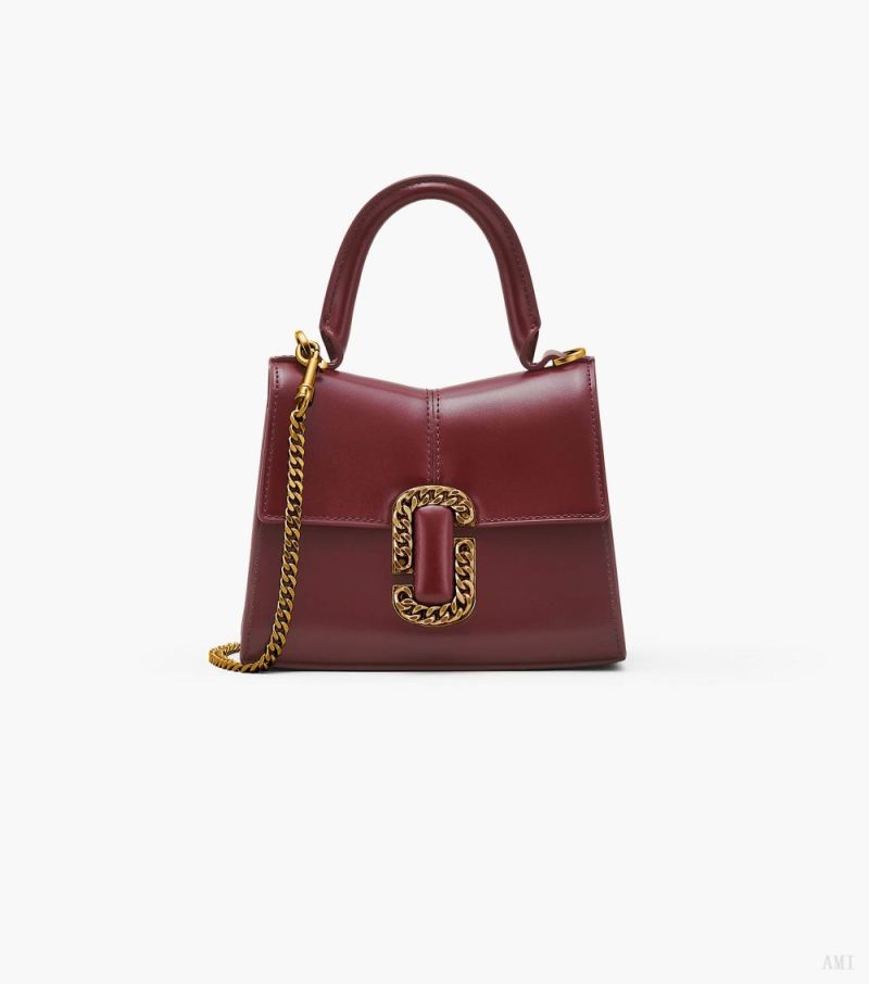 Marc Jacobs |Le mini sac à main St. Marc - Cerise |France Outlet