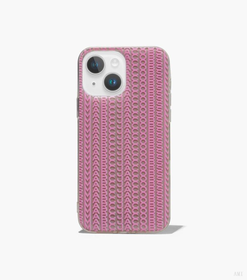 Marc Jacobs |La Coque Monogram Iphone 14 - Taupe/Rose |France Outlet