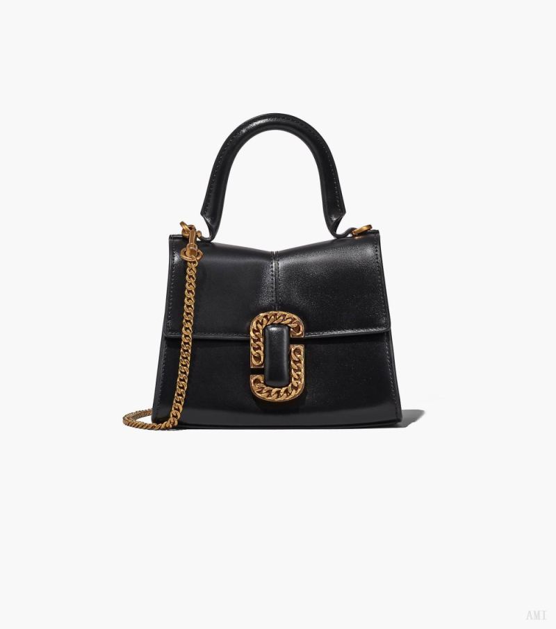 Marc Jacobs |Le mini sac à main St. Marc - Noir |France Outlet