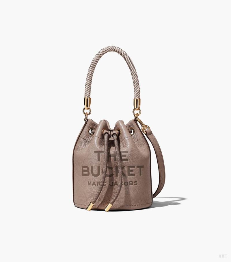 Marc Jacobs |Le Sac Seau en Cuir - Ciment |France Outlet