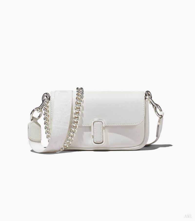 Marc Jacobs |Le Mini Sac J Marc - Blanc/Argent |France Outlet