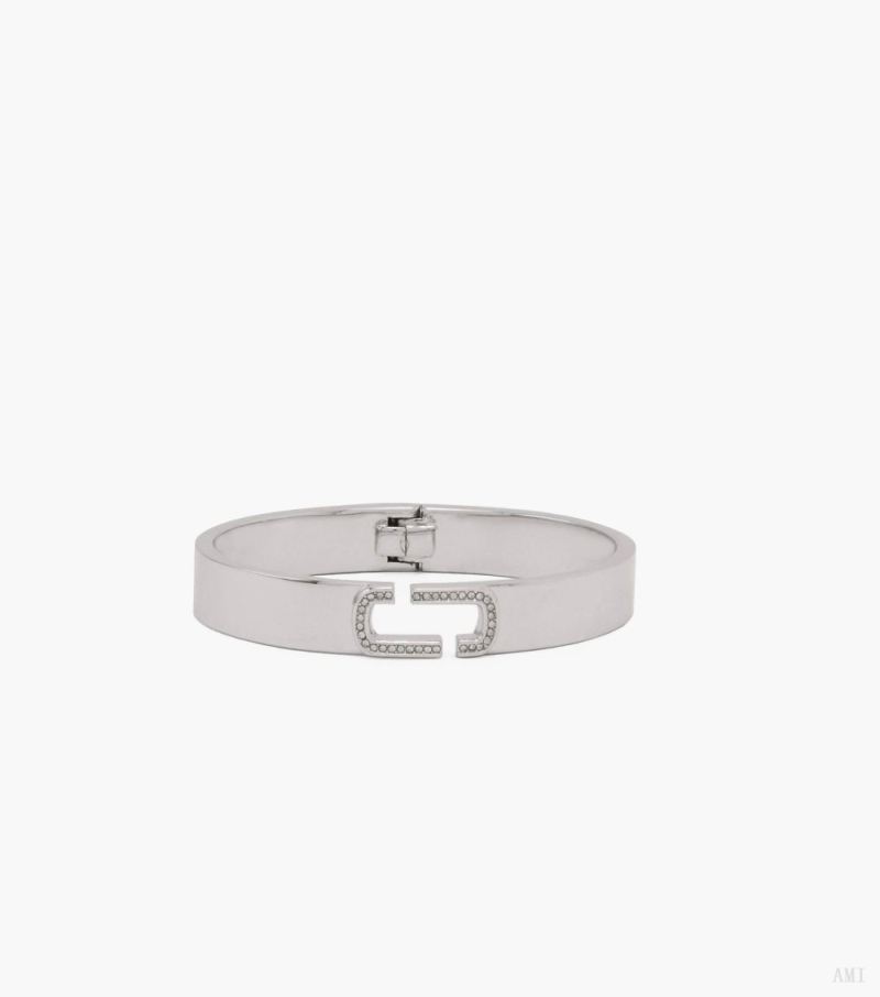 Marc Jacobs |Le bracelet en cristal J Marc - Cristal/Argent |France Outlet