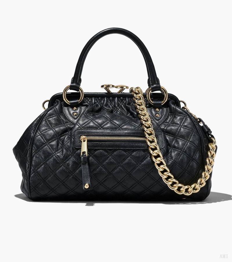 Marc Jacobs |Sac Stam en cuir matelassé réédition - Noir |France Outlet