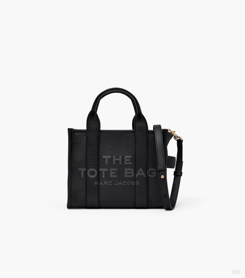 Marc Jacobs |Le Petit Sac Cabas en Cuir - Noir |France Outlet