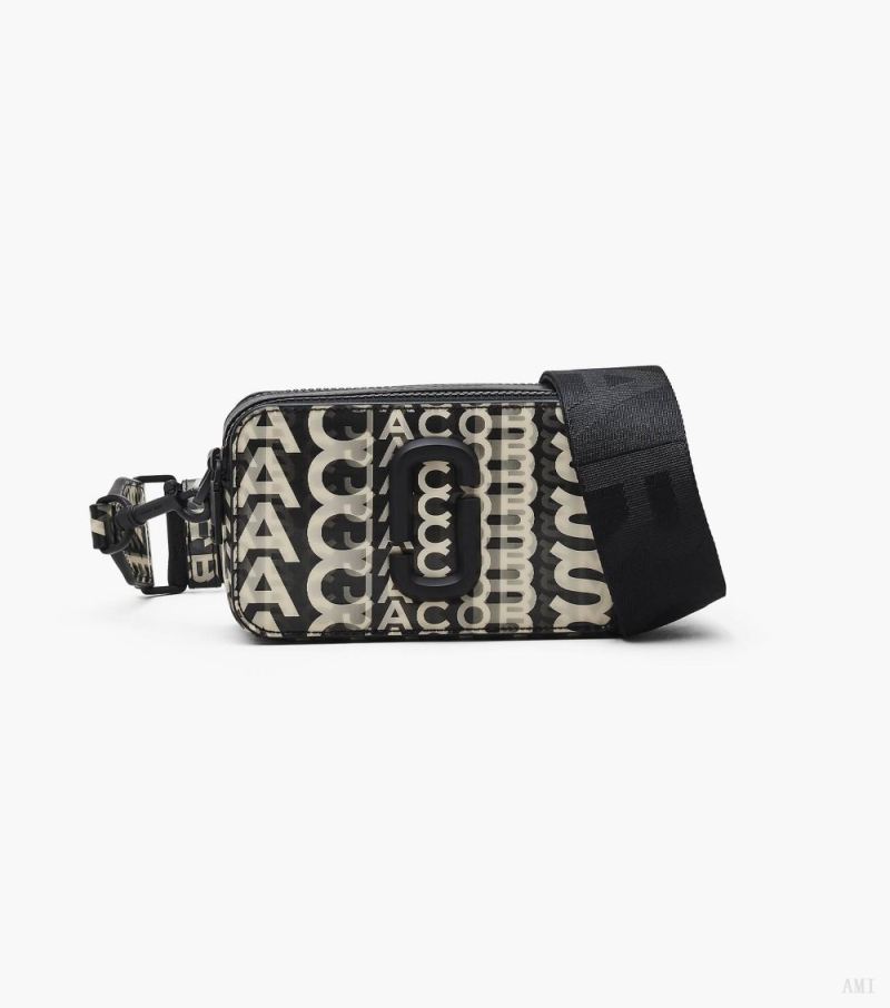 Marc Jacobs |Le Monogram Lenticulaire Snapshot - Noir/Blanc |France Outlet