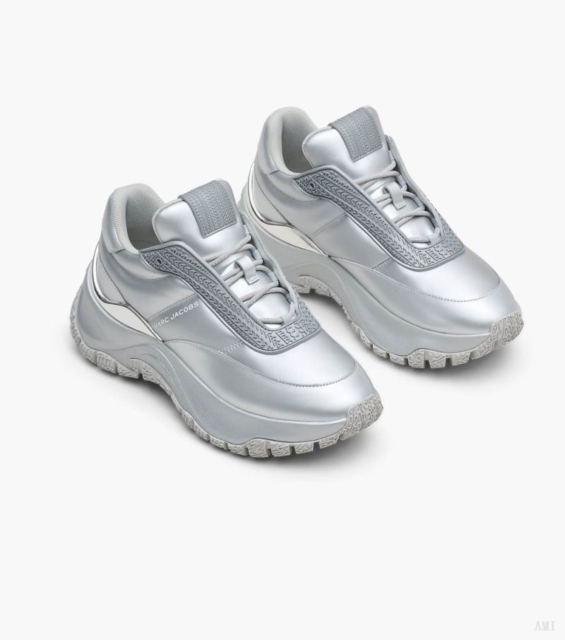 Marc Jacobs |The Metallic Lazy Runner - Silver |France Outlet