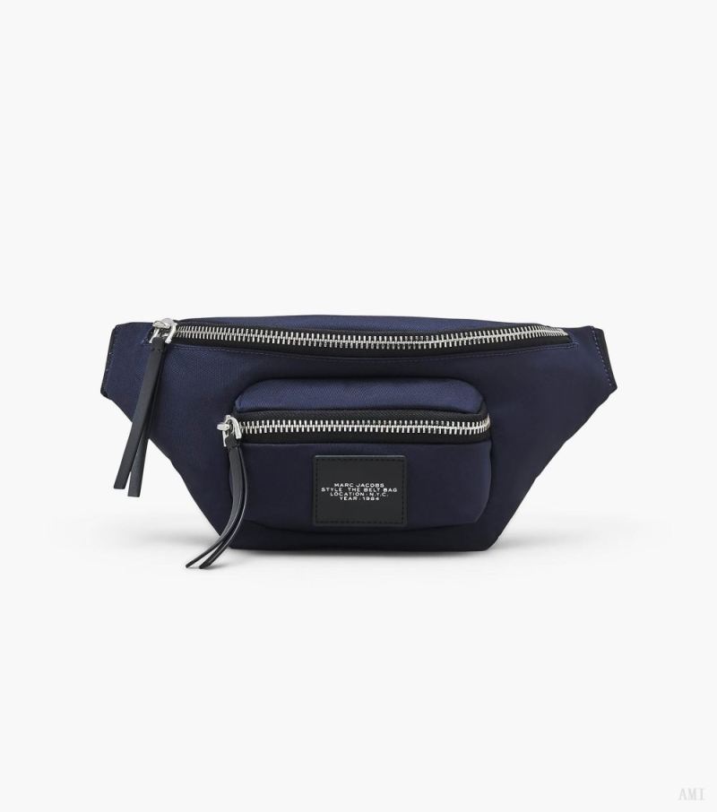 Marc Jacobs |Le Sac Ceinture Biker en Nylon - Bleu Nuit |France Outlet