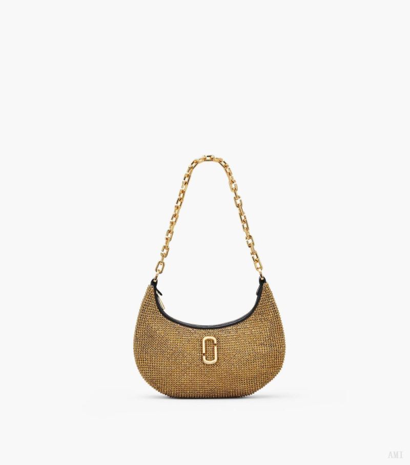 Marc Jacobs |Le Sac Courbe Strass - Doré |France Outlet