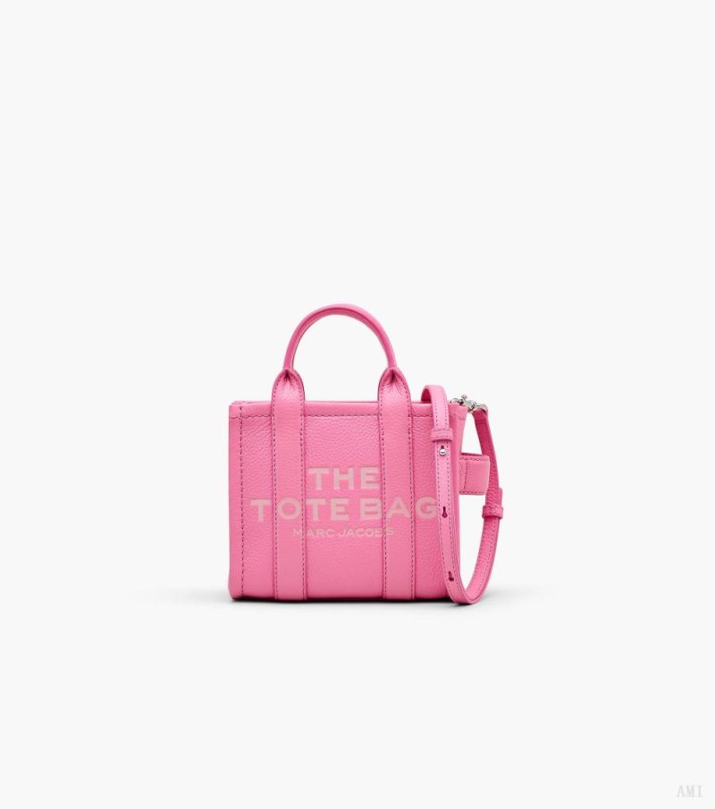 Marc Jacobs |Le Mini Sac Cabas en Cuir - Rose Pétale |France Outlet