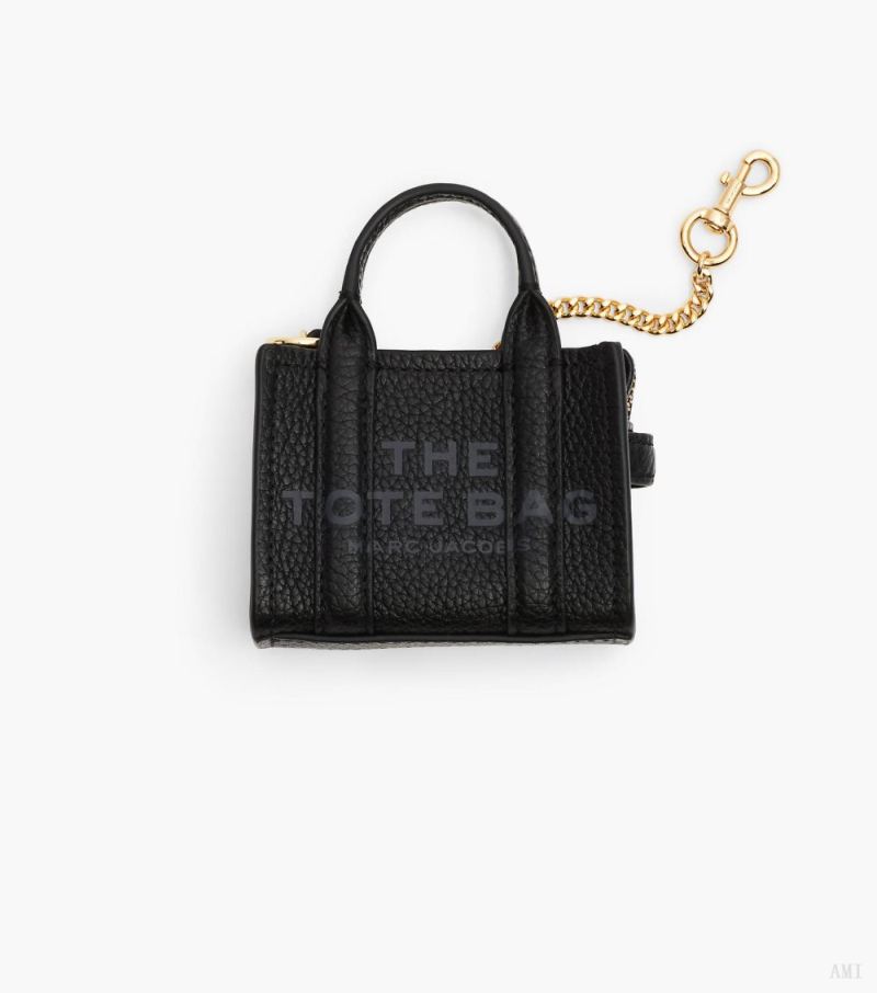 Marc Jacobs |Le porte-monnaie Nano Tote Bag Charm - Noir |France Outlet