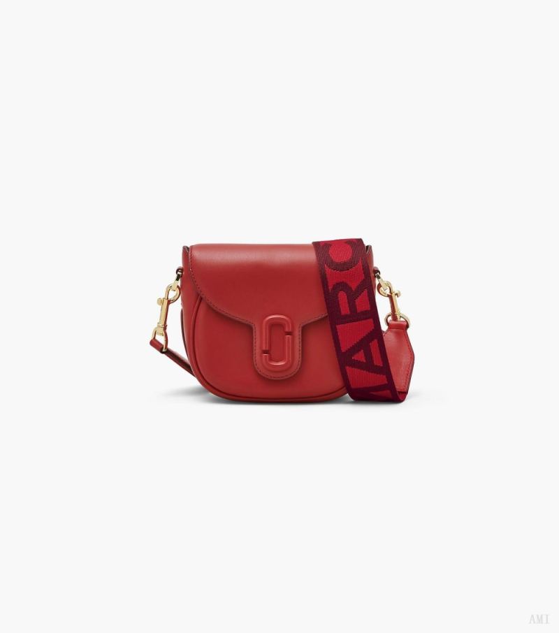 Marc Jacobs |Le petit sac à bandoulière J Marc - Rouge véritable |France Outlet