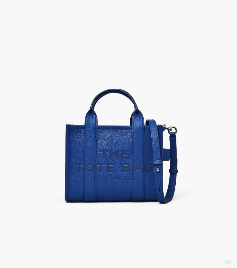 Marc Jacobs |Le petit sac fourre-tout en cuir - Cobalt |France Outlet