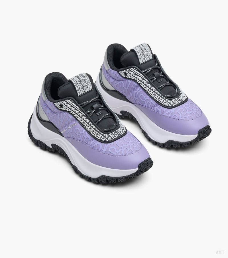 Marc Jacobs |The Monogram Lazy Runner - Purple Multi |France Outlet