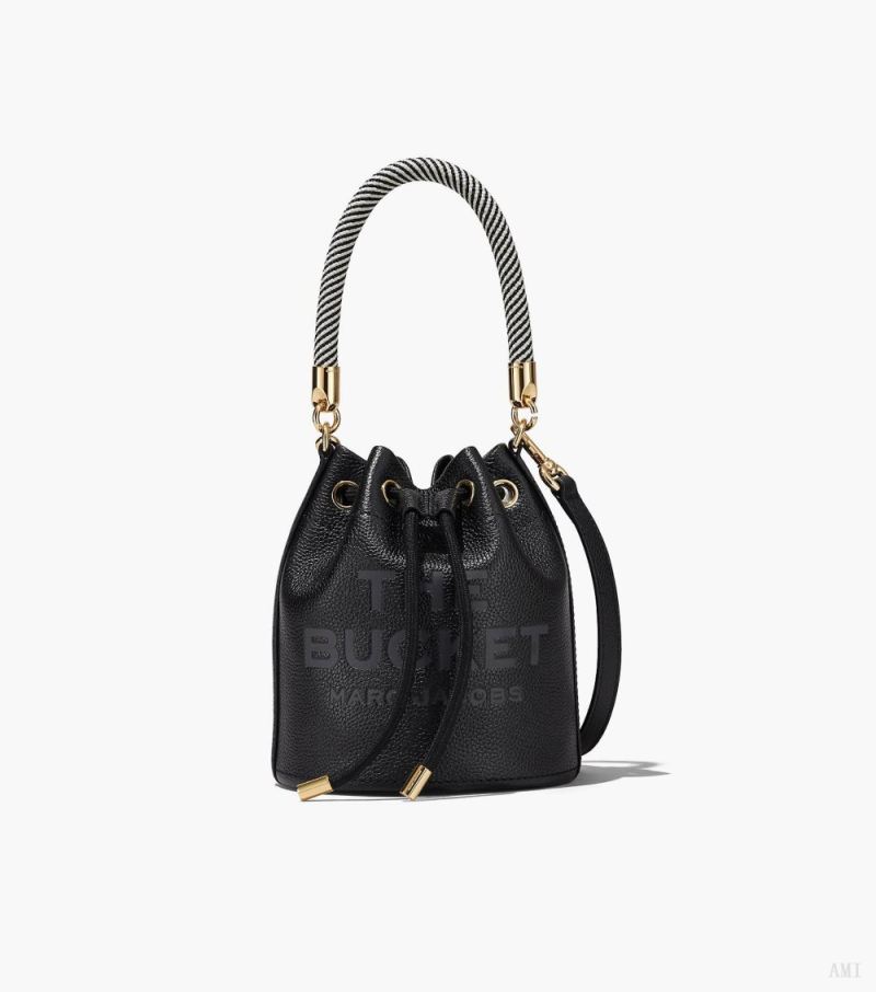 Marc Jacobs |Le Sac Seau en Cuir - Noir |France Outlet