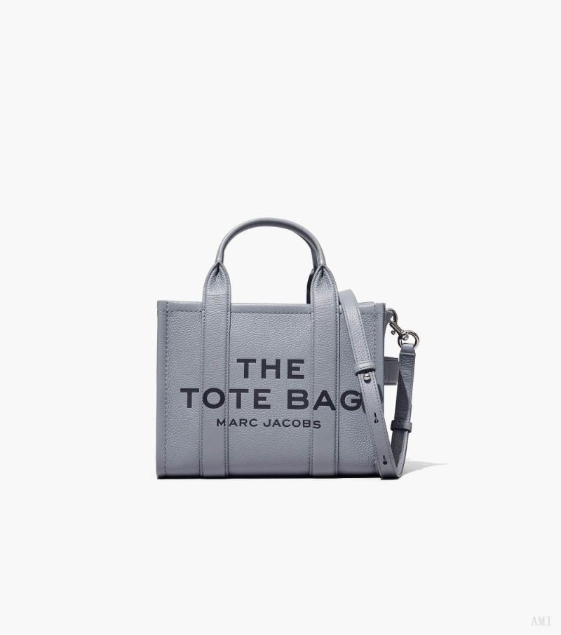 Marc Jacobs |Le petit sac fourre-tout en cuir - Gris loup |France Outlet