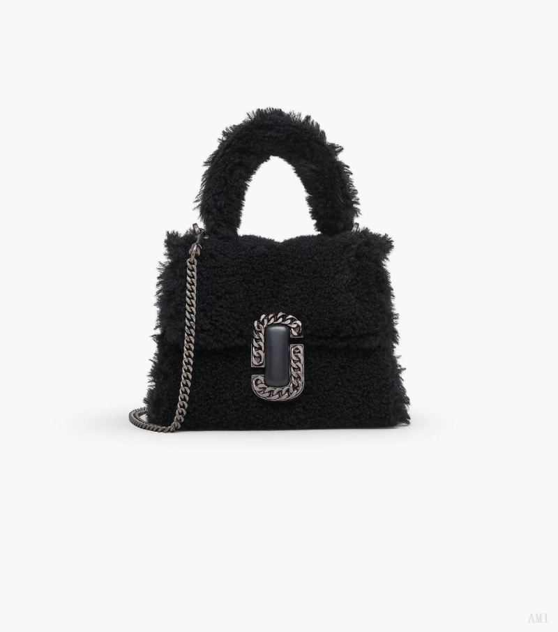 Marc Jacobs |Le Mini Sac à Main Teddy St. Marc - Noir |France Outlet